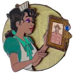 105011 - Fantasy Pin Series: SOADA Profiles - Tiana with photo of father - Fantasy Unlicensed