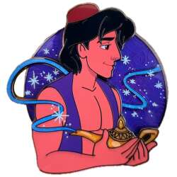 Aladdin with Genie in the lamp