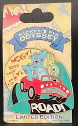105069 - Mickey's Pin Odyssey 2008 - Mike and Sulley - “Keep Your Eye on the Road” - Disneyland Resort