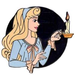 105119 - Fantasy Pin Series: SOADA Profiles - Aurora with candle - Fantasy Unlicensed