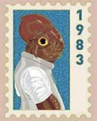 105141 - Star Wars Commemorative Stamps- Set 2 - Admiral Ackbar - Disney Employee Center alternate image