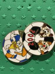105270 - Mickey World Soccer - Donald Duck, Chip and Dale - Soccer Ball - Tokyo Disneyland Resort