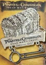 105340 - Disney's Pirates of the Caribbean: Dead Man's Chest - Treasure Chest with Key Dangle - Opening 2006 - Walt Disney World
