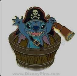 105361 - A Pirate's Life for Me (2007) - Pirate Stitch (Frame Completer) - Walt Disney World alternate image
