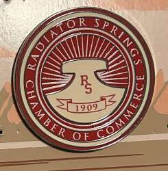 105433 - Cars Land Set of 4 - RS 1909 Radiator Springs Chamber of Commerce - Disneyland Resort