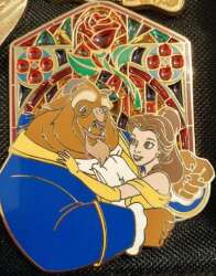 105498 - Stained Glass Beauty and the Beast Set - Beauty and the Beast stained Glass - Disney Store US alternate image