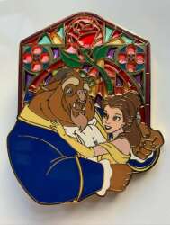 Beauty and the Beast stained Glass