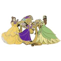 Princess Belle, Rapunzel and Tiana Jumbo