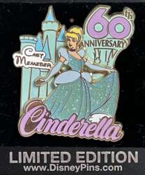 105581 - Cinderella 60th Anniversary - Cinderella (Error) - Theme Park Cast Member Exclusive