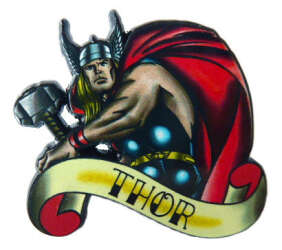 105600 - Hot Topic - Marvel Tattoo Blind Box - Thor - Disney Licensed