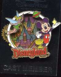 105623 - Mickey Mouse and Tinker Bell Cast Exclusive stained Glass