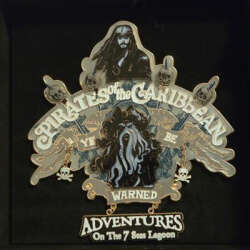 105639 - Adventures on the 7 Seas Lagoon - Captain Jack Sparrow Super Jumbo — Ye Be Warned - Walt Disney World alternate image