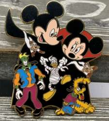 105656 - Mickey, Minnie, Pluto, Donald and Goofy - Halloween