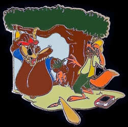 Brer Bear Trapped While Brer Fox Laughs