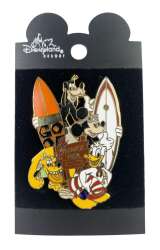 105787 - Disney's California Adventure - Paradise Pier Surfboards with Mickey, Donald, Pluto and Goofy - Disneyland Resort alternate image