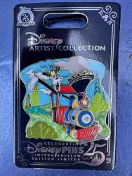 Engineer Goofy on Runnamuck Railroad Train