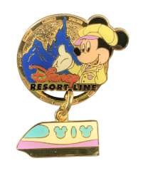 Mickey Mouse with Monorail Dangle