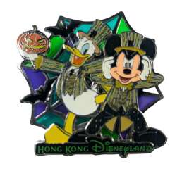 105953 - HKDL Halloween 2013 - Mickey Mouse and Donald Duck - Hong Kong Disneyland