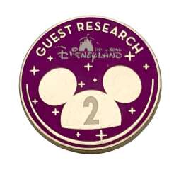 105959 - Hong Kong Disneyland Anniversaries - 2nd Anniversary Guest Research Exit Survey Gift Pin - Hong Kong Disneyland alternate image