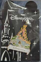 106059 - Soft Enamel Le Château de la Belle au Bois Dormant — Disneyland Paris Version - Disneyland Resort Paris alternate image