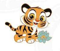 Baby Rajah and Lotus