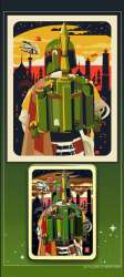 106150 - ArtLand Fine Art - Boba Fett “The Empire Awaits” - Artland / ACME alternate image