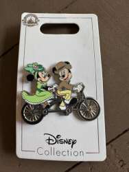 35459 - Park Pack Pin Trading Edition - Mickey and Minnie Tandem Bicycle built for 2 alternate image