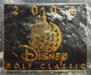 106205 - Walt Disney World Golf Classic - 2002 - Black Castle and Golf Ball Volunteer Gift - Walt Disney World