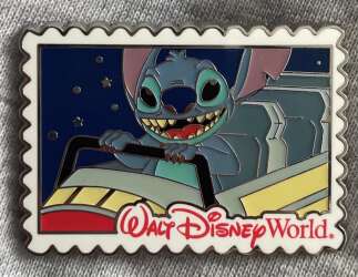 Stitch on Space Mountain