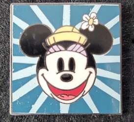 106279 - Fab Five Sunburst Squares - Disney Sunburst Series Minnie Mouse With Flower Hat