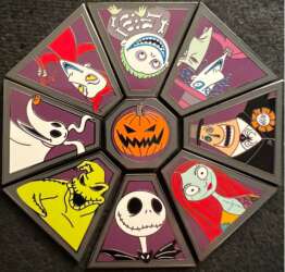 106285 - Haunted Mansion Holiday Stretching Room Mystery Collection - Complete Set