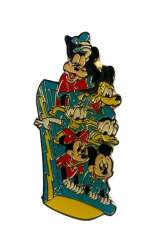 106292 - Nostalgic - Space Mountain - Mickey, Minnie, Donald, Daisy, Goofy & Pluto - Disney Licensed