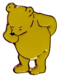 106428 - Michel & Company - Classic Eeyore and Pooh Bear Greeting Card Set — Pooh Thinking - Disney Licensed