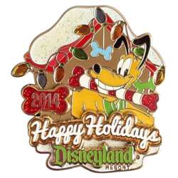 106482 - Happy Holidays 2014 - Christmas Pluto - Disneyland Resort