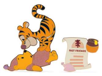 106484 - Winnie the Pooh Hundred Acre Wood Series - Fast Friends - Pooh and Tigger alternate image