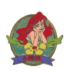 106667 - Glitter Ovals - Ariel JDS Glitter Oval - Disney Store Japan