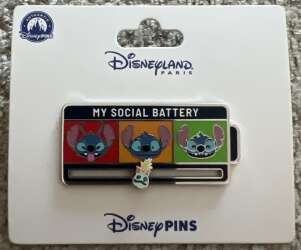 106691 - Mood Series - My social battery - Stitch - Disneyland Resort Paris