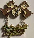 106726 - Korea - Chip and Dale Nuts About My Twin Dangle - Disney Licensed