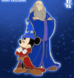 106746 - Pink A La Mode (PALM) Exclusives - Enchanted Apprentice - Sorcerer Mickey and Yen Sid - Disney Licensed alternate image