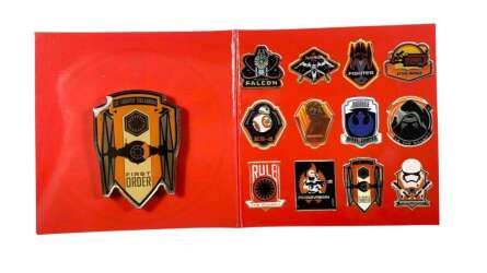 106795 - Star Wars: The Force Awakens - Japan - 12-Pin Set - First Order Tie Fighter Squadron ONLY - Disney Licensed alternate image