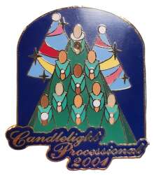 106849 - Candlelight Processional at EPCOT - 2001 — Light-Up Choir Christmas Tree - Walt Disney World