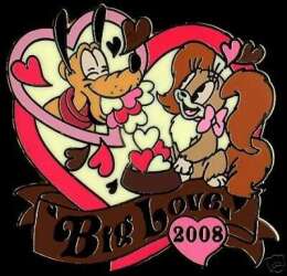 106933 - Big Love - Pluto & Fifi - Disney Store Japan