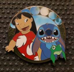 106952 - Timeless Series by DaVinci Fantasy Pins - Lilo & Stitch w Frog - Fantasy Unlicensed