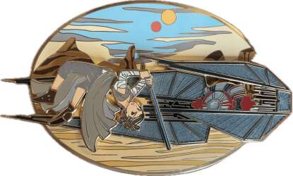 107023 - DisneyPinBoy Fantasy Pins - Rey Destiny - Fantasy LE 50 - Fantasy Unlicensed