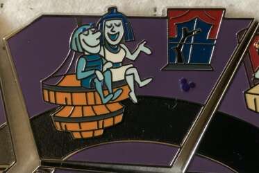 107105 - Attraction Mystery Map Puzzles: Haunted Mansion (DLR) - Ghosts on Chandelier - Disneyland Resort alternate image