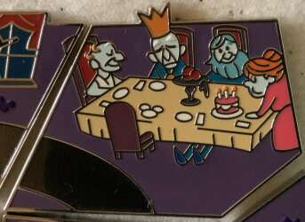 107106 - Attraction Mystery Map Puzzles: Haunted Mansion (DLR) - Ballroom Banquet Table - Disneyland Resort alternate image