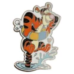 Tigger Splashing in Water