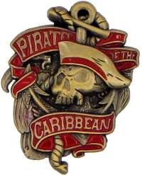 107175 - Pirates of the Caribbean - Skull with anchor - SDR - Pirates of the Caribbean - Shanghai Disney Resort