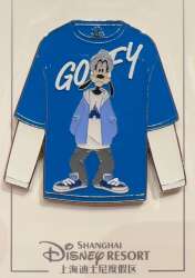 107195 - Double Layer Long Sleeve T-Shirt (SDR) - Goofy Long Sleeve T-Shirt - Shanghai Disney Resort