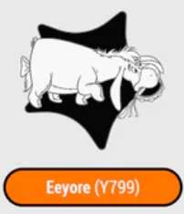 Eeyore - Black and White (Y799)